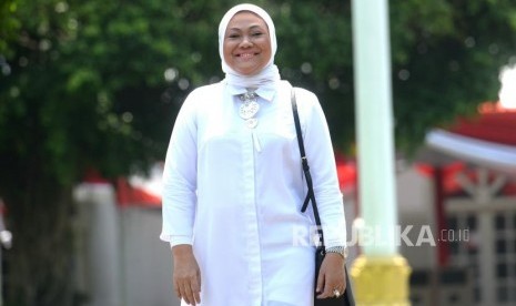 Diundang Ke Istana Kepresidenan. Politisi PKB Ida Fauziah tiba di Istana Kepresidenan untuk bertemu Presiden Joko Widodo, Jakarta, Selasa(22/10).