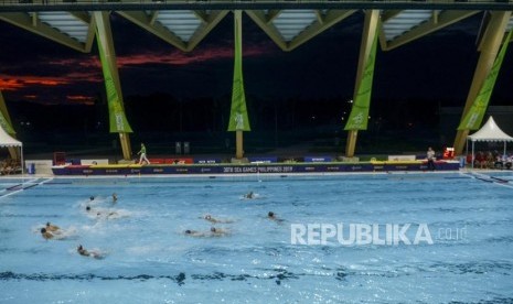 Pemerintah Kabupaten (Pemkab) Garut telah memasukkan anggaran sebesar Rp 25 miliar untuk pembangunan venue aquatic. Ilustrasi.