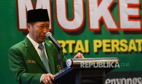 Ketua Umum PPP hasil Muktamar Jakarta Humphrey Djemat menginginkan adanya islah atau damai dalam forum Muktamar IX PPP. Ilustrasi.