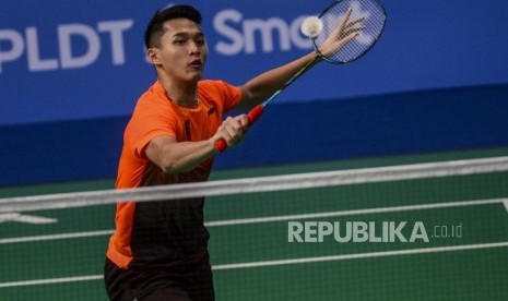 Pebulu tangkis tunggal putra Indonesia, Jonatan Christie.