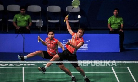 Pebulutangkis Indonesia Greysia Polli dan Apriyani Rahayu tersisih dari BWF World Tour Finals 2019 setelah menelan dua kekalahan di Grup A.