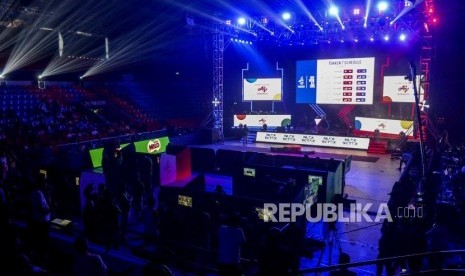 Suasana pertandingan e-sport (ilustrasi)