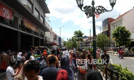 Kawasan wisata Malioboro, Yogyakarta. 