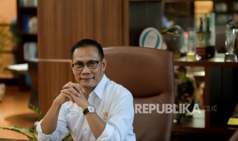 Kepala Badan Pusat Statistik (BPS) Suhariyanto berpose untuk Republika saat ditemui di Kantor Badan Pusat Statistik, Jakarta, Selasa (7/1).