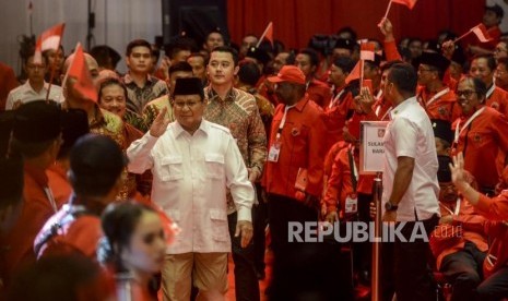 Menteri Pertahanan Prabowo Subianto 