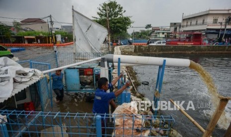 Pemkab Pasang Pompa Air Antisipasi Banjir di Sungai Bengaris (ilustrasi).