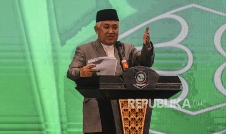 Din Syamsuddin: RUU HIP Hanya Turunkan Derajat Pancasila. Foto: Ketua Dewan Pertimbangan MUI Din Syamsuddin 