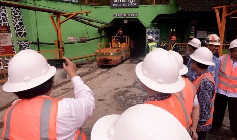 Tunnel Unit Bisnis Pertambangan Emas Pongkor PT. ANTAM.   (dok.Kementerian LHK)