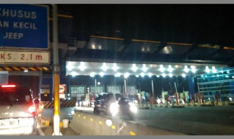 Pintu Tol Cikarang Utama Lengang, H-2 jelang Senin (4/7) tengah malam.