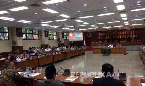 Suasana gelar perkara terbuka kasus dugaan peninstaan agama oleh Basuki Tjahaja Purnama  