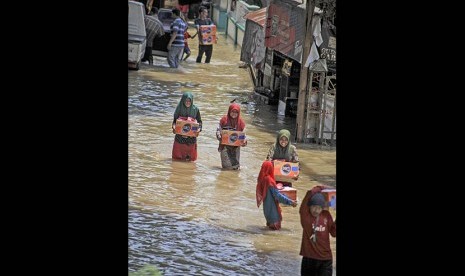 Banjir Bima (ilustrasi).