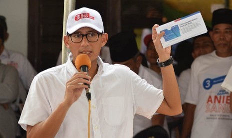 Calon Wakil Gubernur DKI Jakarta Sandiaga Uno