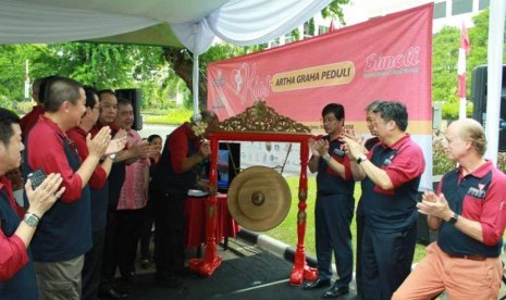 Kick Off Pasar Murah AGP dengan resmi di buka oleh Bapak Teuku Asikin Husein selaku senior AGP dan direksi - direksi dan senior AGP lainnya.