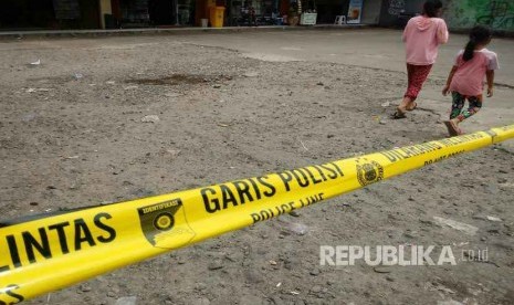 Lokasi penembakan yang dilakukan oknum polisi di Jalan Sukasari, Bogor Timur.