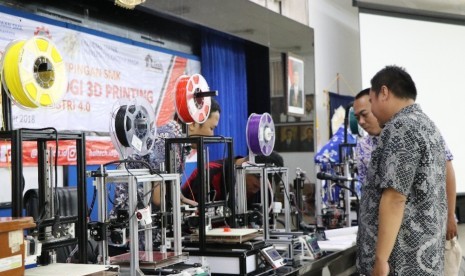 Pelatihan dan Pendampingan SMK Bidang Teknologi 3D Printing di  Fakultas Teknik Universitas Gadjah Mada, Senin (22/10).