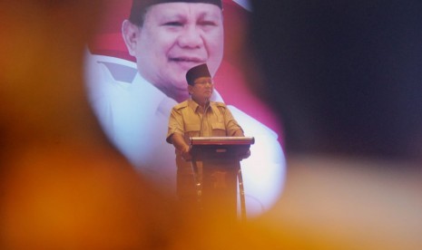 Presidential candidate number 02 Prabowo Subianto