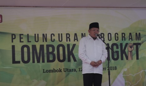 Dompet Dhuafa meluncurkan program Lombok Bangkit pada masa pemulihan pascagempa di Desa Gondang, Kecamatan Gangga, Kabupaten Lombok Utara, Nusa Tenggara Barat (NTB) pada Rabu (12/12). 