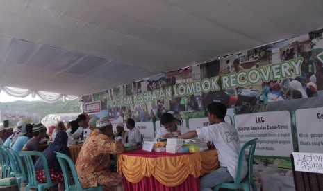 Dompet Dhuafa meluncurkan program Lombok Bangkit pada masa pemulihan pascagempa di Desa Gondang, Kecamatan Gangga, Kabupaten Lombok Utara, Nusa Tenggara Barat (NTB) pada Rabu (12/12). 