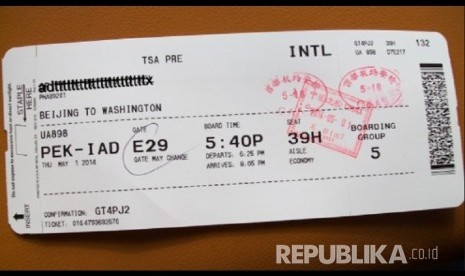 Ilustrasi boarding pass. Memeriksa boarding pass sangatlah penting karena ada banyak hal yang bisa terjadi jika petugas tidak berhati-hati. 