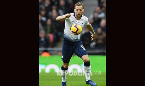 Bintang Tottenham Hotspur Harry Kane .