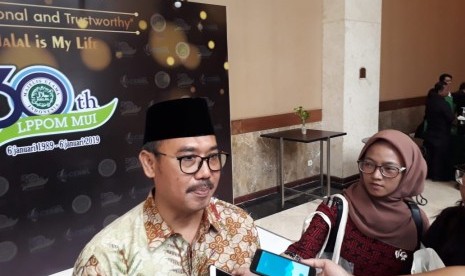  Direktur LPPOM MUI, Dr. Ir. Lukmanul Hakim saat ulang tahun LPPOM MUI ke-30 di Balai Kartini Jakarta, Rabu (16/1).