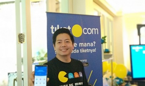 Co-Founder dan Chief Marketing Officer Tiket.com Gaery Undarsa. Tiket.com optimistis industri pariwisata bakal membaik akhir tahun ini.