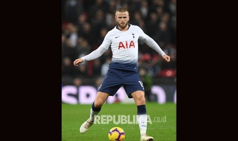 Gelandang Tottenham Hotspur Eric Dier absen membela timnya melawan Tottenham Hotspur di Liga Primer Inggris, Kamis (10/2/2022) dini hari WIB. 