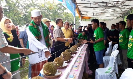 (ILUSTRASI) Festival durian di Kabupaten Sukabumi.