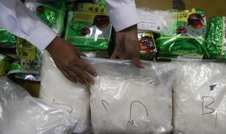 Crystal meth confiscated by BNN. (File photo)