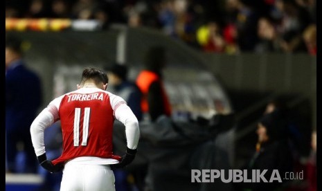   Arsenal harus menyerah dengan skor tipis 0-1 dari BATE Borisov dalam laga leg pertama babak 32 besar Liga Europa di Borisov Arena, Borisov, Jumat (15/2) dini hari WIB.