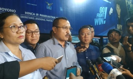 Penangkapan Andi Arief: Konfrensi pers yang dilakukan oleh DPP Demokrat yang diwakili, Imelda Sari dan Ferdinand Hutahea setelah Andi Arief menjadi tersangka kasus narkoba, Senin (4/3)