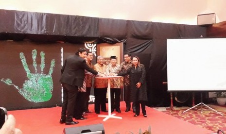 Indonesia Wakaf Summit 2019 resmi dibuka di Sari Pasific Hotel, Jakarta, Selasa (5/3). 