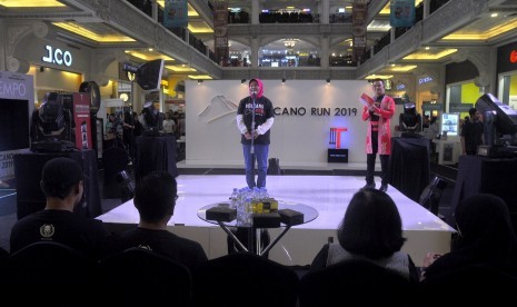 Pembukaan Volcano Run 2019 di Jogja City Mall, Kamis (7/2). 