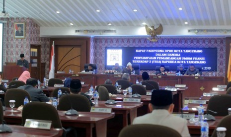 Suasana rapat di gedung DPRD Kota Tangerang. (Ilustrasi)