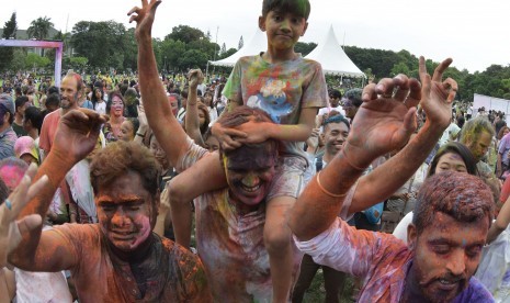 Perayaan Holi India Sepi Akibat Wabah Corona (Foto: ilustrasi festival holi India)