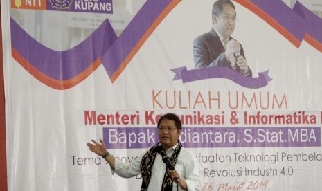 Menteri Komunikasi dan Informatika Rudiantara.