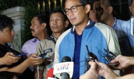 Calon wakil presiden (cawapres) Sandiaga Salahuddin Uno 