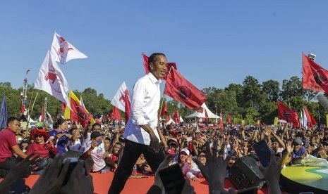 Calon Presiden petahana nomor urut 01 Joko Widodo (ilustrasi)