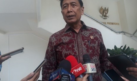 Menteri Koordinator Bidang Politik, Hukum dan Keamanan Wiranto.