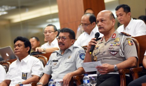 Kakorlantas Polri, Irjen Refdi Andri dalam Video Conference kesiapan Operasi Ketupat 2019.