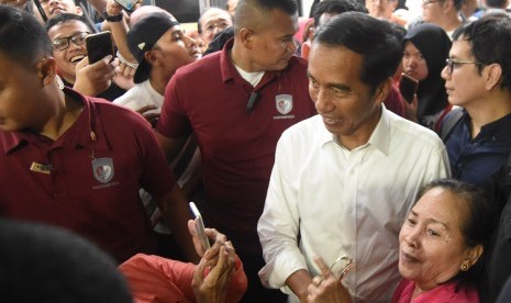 Calon Presiden petahana nomor urut 01 Joko Widodo 