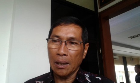 Wakil Wali Kota Tasikmalaya Muhammad Yusuf usai menggelar rapat koordinasi menyambut bulan Ramadhan di Polres Tasikmalaya Kota, Selasa (7/5).