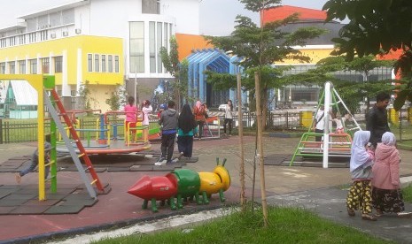 Taman Sabilulungan, lokasi ngabuburit yang murah meriah. 