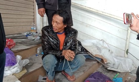 Pelaku mutilasi, Sugeng ditangkap di sekitar Klenteng, Jalan Martadinata, Kota Malang. 