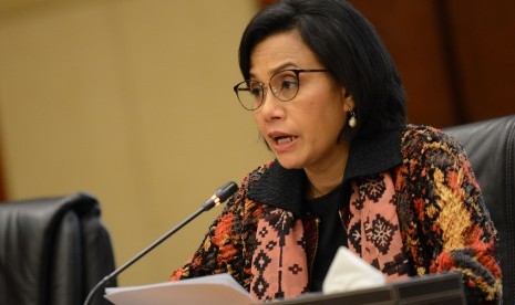 Menteri Keuangan Sri Mulyani. Sri Mulyani menyanpaikan, Pemerintah akan memfokuskan aspek kesehatan terkait kemunculan varian baru Covid-19, Omicron. 