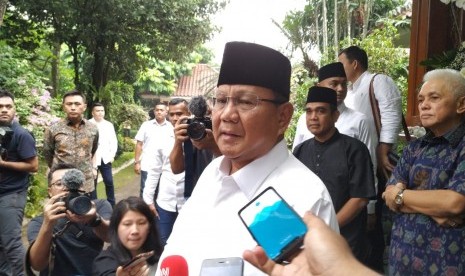 Calon presiden (capres) Prabowo Subianto.