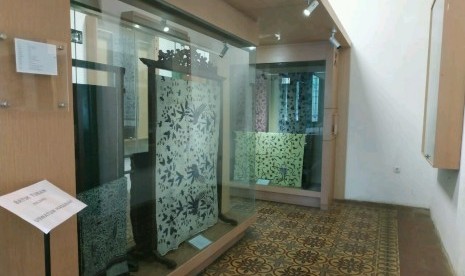 Galeri Batik di Museum Tekstil, Jakarta, Kamis (27/6).