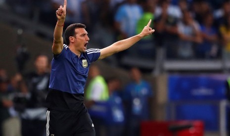 Lionel Scaloni, pelatih Argentina.