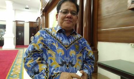 Anggota Ombudsman RI Adrianus Meliala, saat mengikuti Kunjungan Kerja (Kunker) bersama Komisi 2 DPR RI ke Pemprov Banten, Serang, Selasa (2/7). 