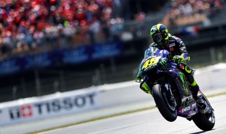 Mantan pembalap MotoGP Valentino Rossi. Sosok yang rajin mencetak rekor selama karier balapannya. 